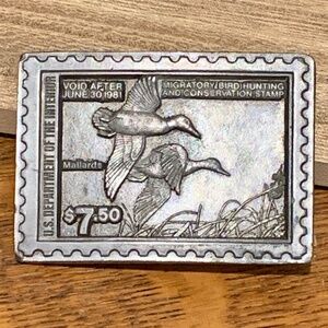 Duck Stamp Belt Buckle